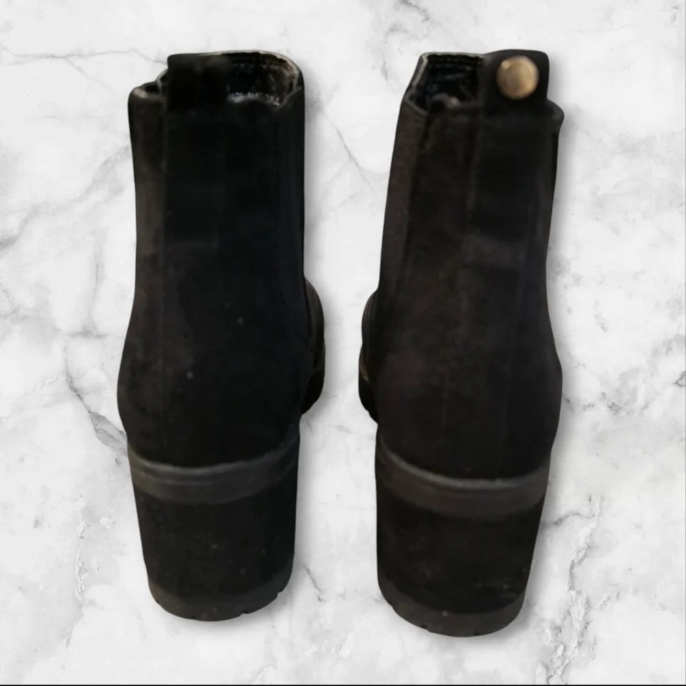 Seven7 Footwear Berlin Lug Sole Bootie Black Chelsea Boots Size 8‎ - Picture 4 of 10